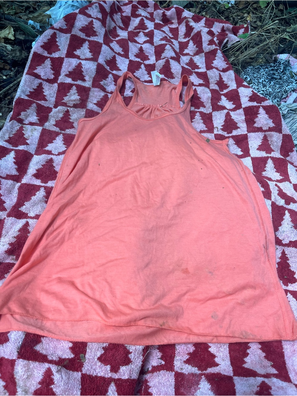Bella Canvas Coral Pink Racerback Tank Top